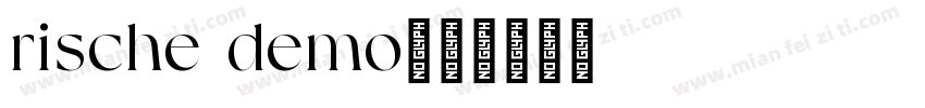 rische demo字体转换